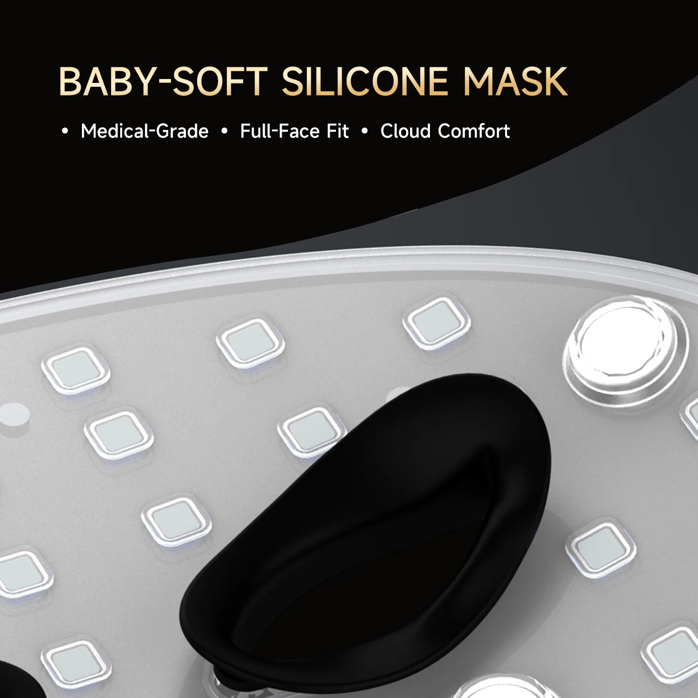 LED Red Light Therapy Face Mask with Vibration Massage 4 Light Modes Infrared Beauty Treatment for Skin Care Anti-Aging