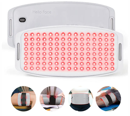 LED Red Light Therapy Face Mask with Vibration Massage 4 Light Modes Infrared Beauty Treatment for Skin Care Anti-Aging