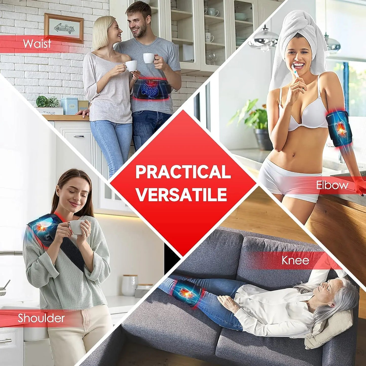 Red & Infared Light Therapy Belt (UK/US/EU Plug Options)